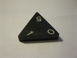 1985 Tri-ominoes Board Game Piece: Triangle # 0-1-5 - £0.78 GBP