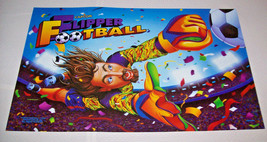 Flipper Football Pinball Translite Original  Soccer Sports 1996 Vintage - £36.73 GBP