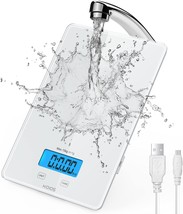 Koios Usb Rechargeable Food Scale, 33Lb/15Kg Digital Kitchen, Tare Function. - £29.85 GBP