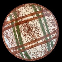 Blue Ridge Southern Pottery Rustic Plaid 5.5&quot; Dessert Bowl Fruit Side Sk... - $6.79