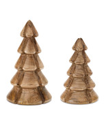 Modern Wood Pine Tree (Set of 2) - $1,306.42 MXN