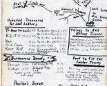 A Treasure Map to Miss Jeans Greens Menu - $17.82