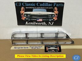 OEM 67 Cadillac Deville LEFT DRIVER SIDE FRONT BUMPER GRILL #1487633 - $133.64