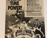 Mighty Morphin Power Rangers Tv Guide Print Ad Prime Time Power TPA9 - £6.32 GBP