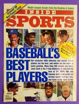March 1988 Inside Sports Baseball&#39;s Best Players Issue Magazine - £3.91 GBP