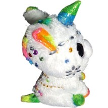 TY Beanie Boos PIXY the Unicorn 6&quot; Beanbag Plush Toy w/ Glitter Eyes - £7.91 GBP