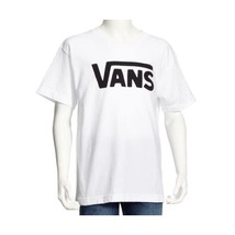 Vans Boy&#39;s Vans Classic Short Sleeve T-Shirt, White (White/Black), Medium  - £39.12 GBP