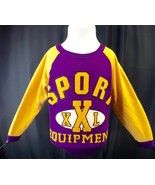 Girls Jacket Sweater  4T Cotton blend Purple Yellow Long sleeve Sport Un... - $12.46 CAD