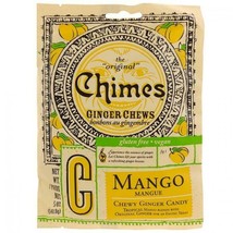 1 Bags, Chimes Mango Ginger Chews Candy 5oz (141.8g) - £8.01 GBP