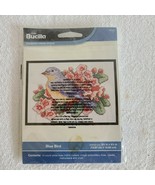 New Bucilla Blue Bird Mini Counted Cross Stitch Kit - 46265E 5&quot;X7&quot; 14 Count - $152.12 MXN