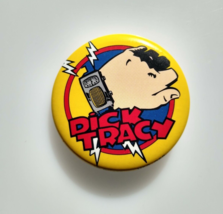 Dick Tracy Space Age Wristwatch Pinback Button Badge Disney Licensed Pin... - £12.30 GBP