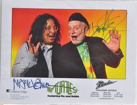 The Turtles Signed Photo x2 - Flo &amp; Eddie - Howard Kaylan, Mark Volman w/coa - £141.43 GBP