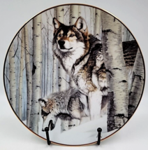 Year Of The Wolf Collector Plate Hamilton Collection Broken Silence 1993 Al Agne - $16.00
