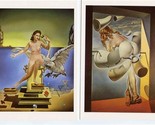 6 Salvadore Dali Oversized &amp; Unused Art Nude Postcards  - £11.92 GBP