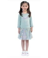 Zunie Girls Boys Dress Green Multicolor Unicorn Tutu Drop Waist Mesh Skirt - $50.75 CAD