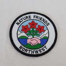 Nature Friends Northwest Embroidered Sew On Iron On Patch 3 inch diameter - £2.40 GBP