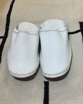white Slippers, Men white slippers babouches, Moroccan white babouches f... - $46.63