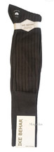 Ike Behar Mens Knee Over the Calf Dress Socks Brown 10-13 Made In Portugal - $35.52