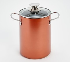 Cook&#39;s Essentials Forged Aluminum 4-qt Vertical Multi Pot in Bronze  OPEN BOX - £38.94 GBP