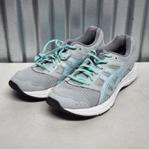 ASICS Gel-Contend 5 Gray Women&#39;s Running Shoes Size 10 Low Top 1012A234-020 - £15.79 GBP