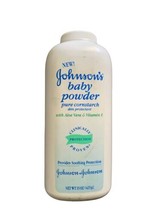 Johnson&#39;s Baby Powder Pure Cornstarch with Aloe and Vitamin E 255g See Pictures - £10.96 GBP