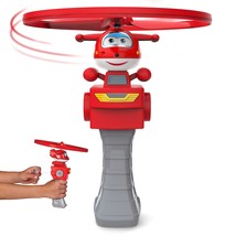 Super Wings High Flying Jett, Airplane Toy Figure &amp; Launcher, Jett Airplane Toys - £23.76 GBP