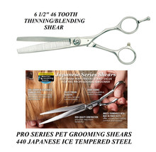 Master Grooming Tools 6 1/2&quot; 46 Tooth Pro Thinning Shear Scissor Thinner Blender - £57.33 GBP