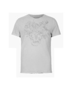 John Varvatos Men&#39;s Chain Links Peace Symbol Raw Edges Graphic T-Shirt C... - $99.39 CAD