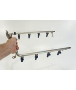 2003-2006 porsche cayenne S 4.5 fuel injector rail w/ fuel injectors blue - €166,96 EUR