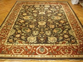 Jaipur Soft Wool Rug 12x14 Traditional Black Rug Clearance Oriental PIX-2331 - £2,514.69 GBP