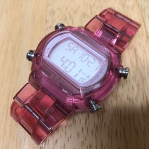 Adidas ADH6504 Plastica Rosa Allarme Digitale Chrono Orologio Al Quarzo Ore ~ - £13.37 GBP