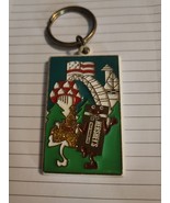 Hershey Hersheypark Keychain Vintage Postcard 1988 Souvenir Keyring Plas... - $19.99