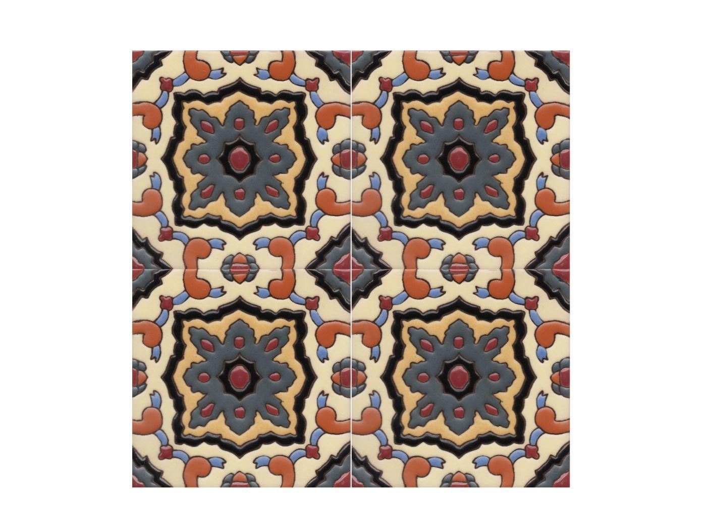 Ceramic High Relief Malibu Tiles Handcrafted - CS104A -  (you select the... - $189.00