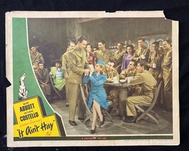 It Ain&#39;t Hay 11&quot;x14&quot; Lobby Card 1943 - Universal -Abbott &amp; Costello - £27.13 GBP