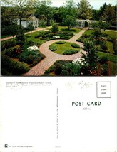 Massachusetts Sturbridge Village Garden of General Salem Towne Vintage Postcard - £7.36 GBP