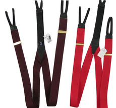 NEW! Burberry Vintage Colorful Suspenders (Braces)!   *Green or Burgundy* - £51.11 GBP