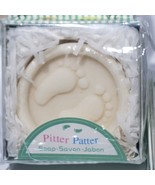 Lot of 17 Pitter Patter Soap Baby Footprint Imprinted Baby Shower Party ... - £19.87 GBP