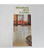 Vintage 1966 Decorate With Floors Armstrong Cork Company Advertising Boo... - $15.04 CAD