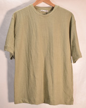 Zara Mens SS T-Shirt Green S NWT - £19.78 GBP