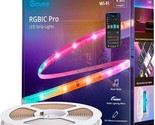 Govee - Wi-Fi RGBIC Pro LED indoor Strip Light - 9.8&#39; feet H619Z Open Box - $19.31