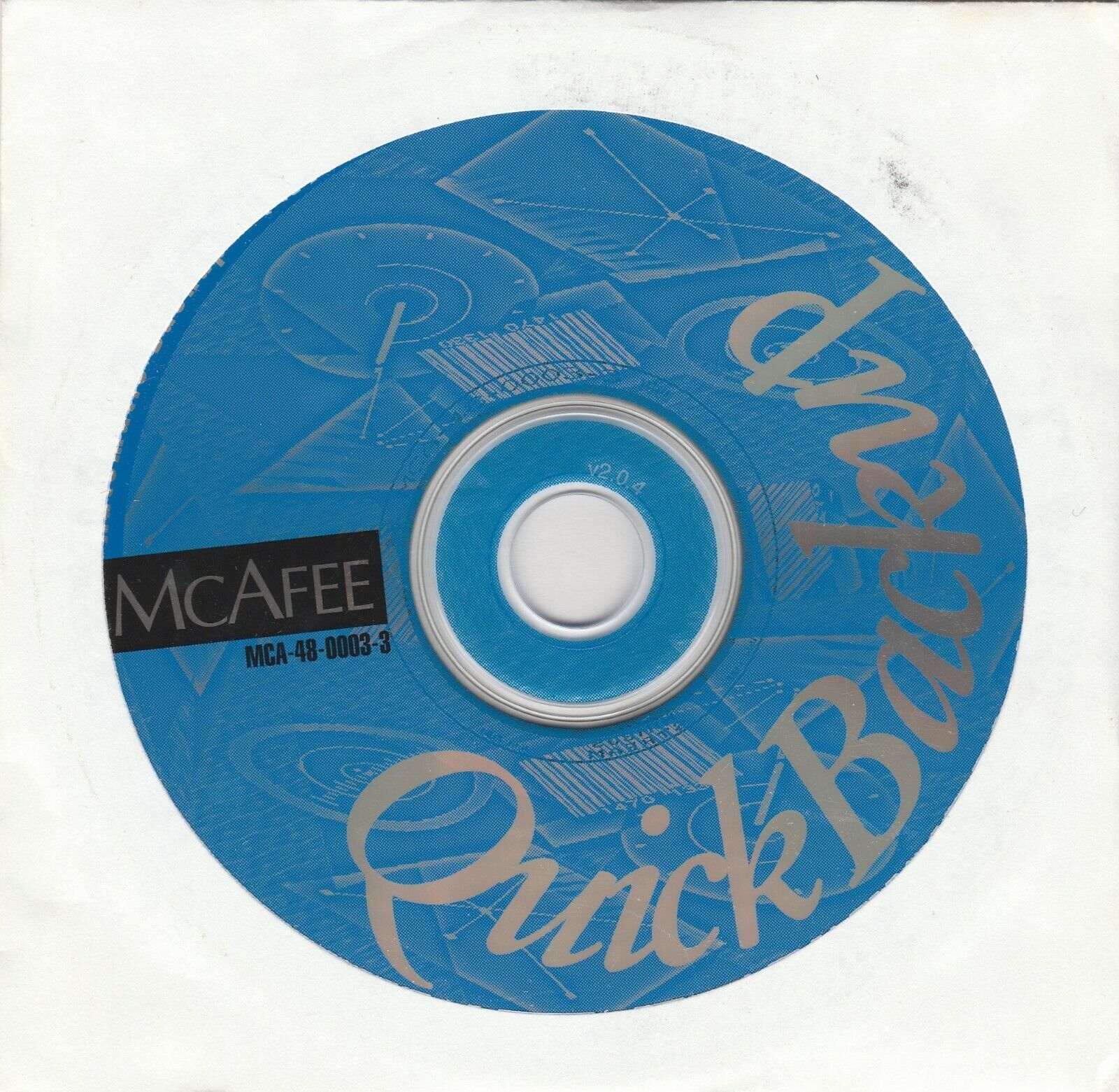 McAfee Quick Backup ~ CD-ROM - £7.40 GBP