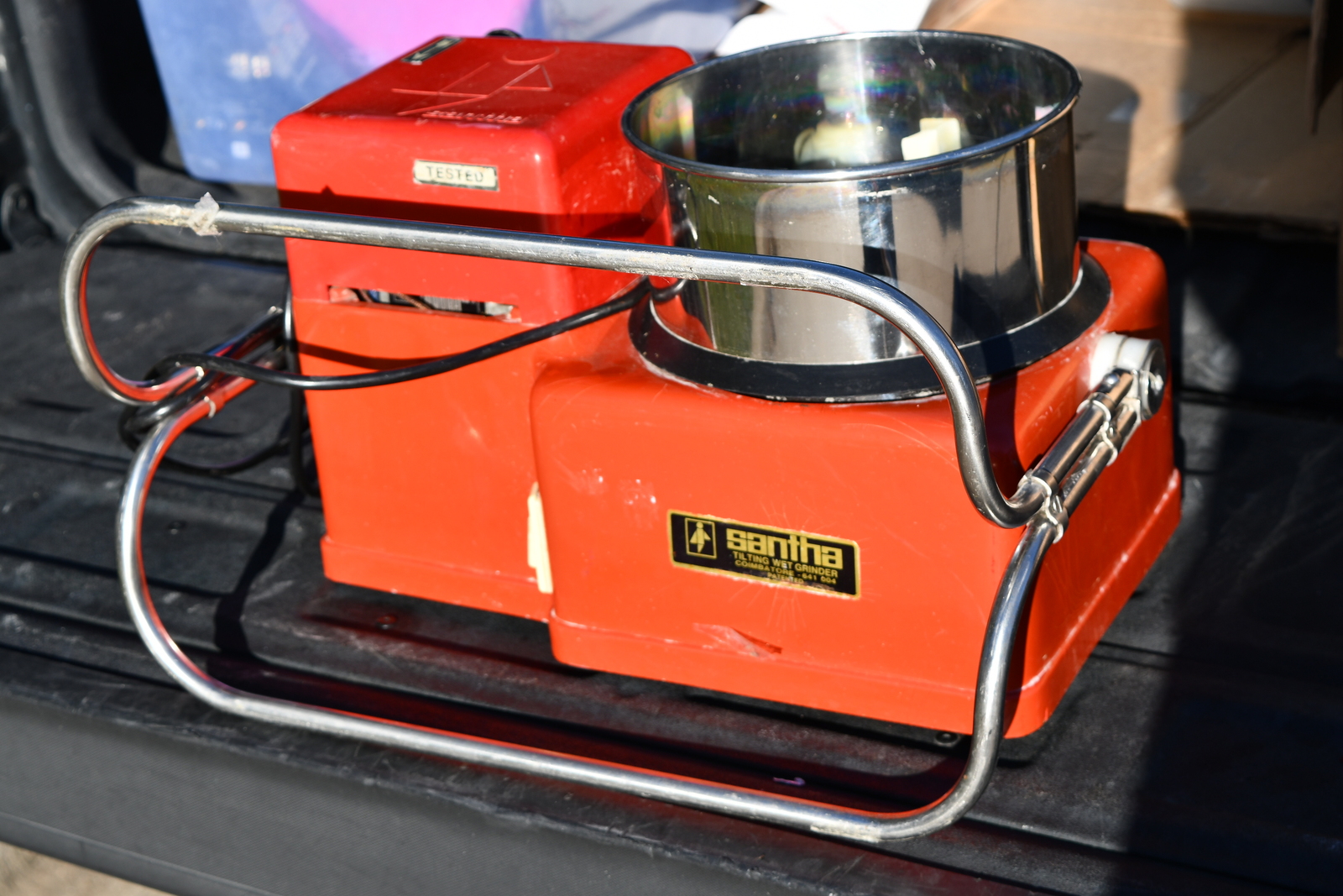 Santha 641-004 Tilting Wet Grinder Coimbatore Mixer No Lid rare 516b3 11/22 - $389.00