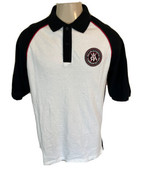 Men&#39;s White/ Red &amp; Black Red Ape Polo shirt. M. 100% Cotton. Short Sleeve - $35.08 CAD