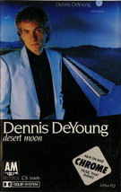 Dennis De Young Desert Moon Cassette Tape 1984 A&amp;M Records Cs 5006 Styx - £4.39 GBP