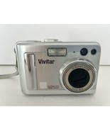 Vivitar Digital Camera Vivicam 8400 8.0MP Silver Tested WORKS, Clean, Se... - $523.04 MXN