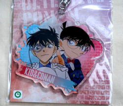 New Japan Detective Conan Case Closed Kid &amp; Conan Acrylic Key Chain Ring - $6.88