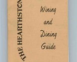 The Hearthstone Wining and Dining Guide Ft Mitchell Kentucky 1970&#39;s - $31.72