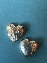  Vintage Lot of Variety Club Etched Goldtone Shining Heart &amp; Looking at Stars &amp;  - £8.87 GBP