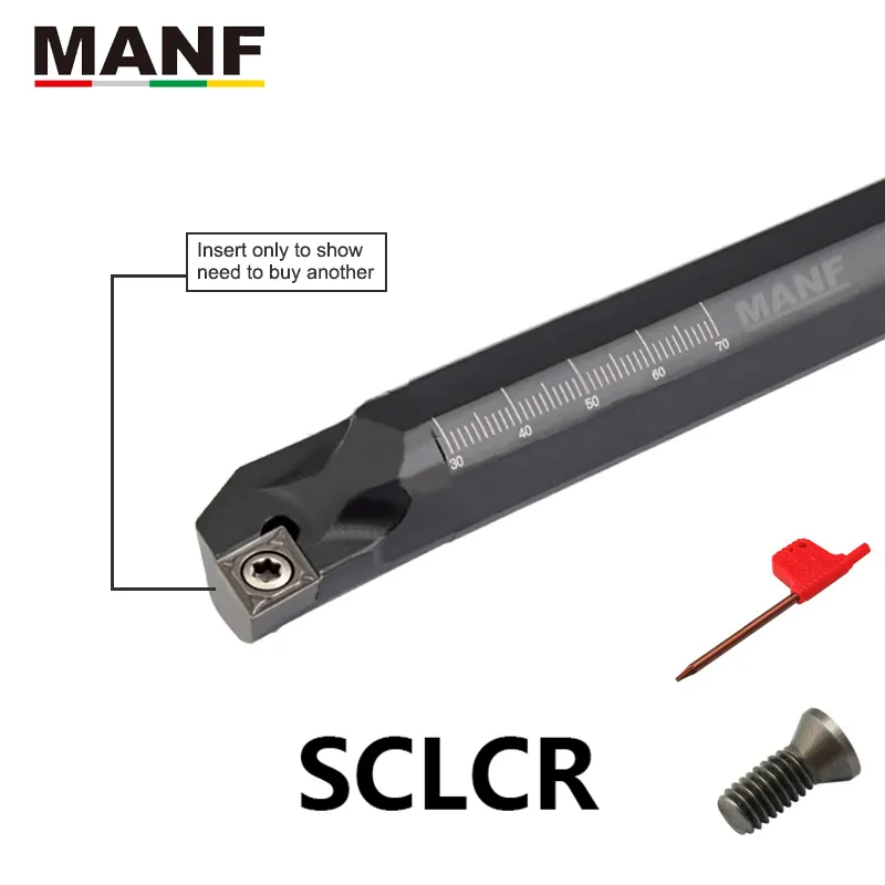 MANF Turning Tool SCLCR S10K-SCLCR06 Internal Lathe Boring Bar Tungsten ... - £16.46 GBP+