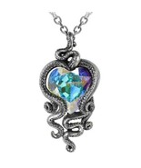 Alchemy Gothic Heart of Cthulhu Pendant Octopus Tentacles Crystal Neckla... - $84.95